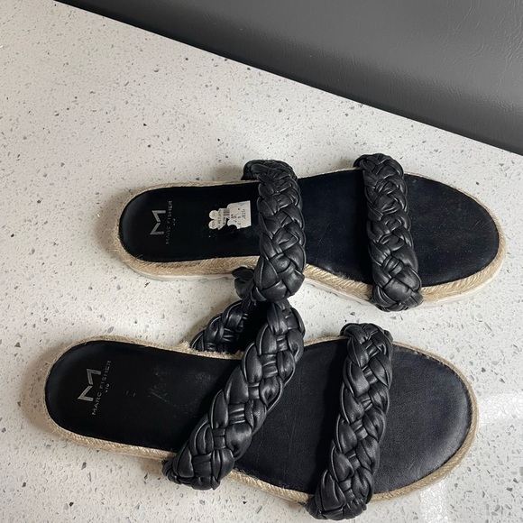 Marc Fisher Jamie Espadrille Slide Sandals​​ - Picture 2 of 5